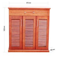 Tủ giày Lam Sơn 90B.TG - KT 90 x 38 x 100 cm, màu đồng đỏ