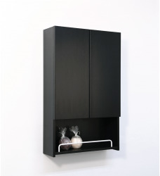 Tủ gương nhà tắm Hàn Quốc Black Modern Opened Cabinet