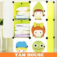 Tủ kệ nhựa lắp ghép đa năng Tâm House TN45