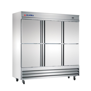 Tủ mát inox Alaska 6 cánh 1700 lít F6C