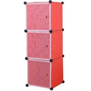 Tủ nhựa 3 ngăn Tupper Cabinet TC-3R-W2