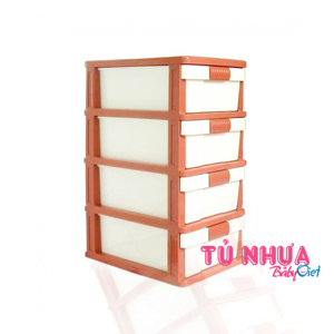 Tủ Nhựa Đại Đồng Tiến Loại 4 Ngăn T20401 - 4