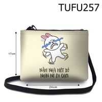Túi đeo chéo Nằm nhà một xó nhìn nó đi chơi TUFU257
