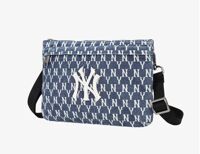 Túi MLB Monogram Denim Sacoche New York Yankees 32BGDX111-50U