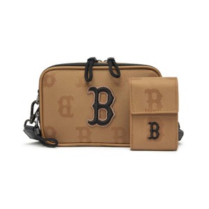 Túi MLB Monogram Nylon Jacquard Mini Crossbody Bag Boston Red Sox 3ACRS011N-43BGD