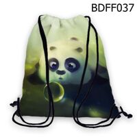 Túi rút Gấu Panda chơi bong bóng - BDFF037