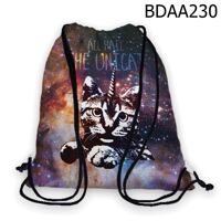 Túi rút Mèo có sừng galaxy - BDAA230