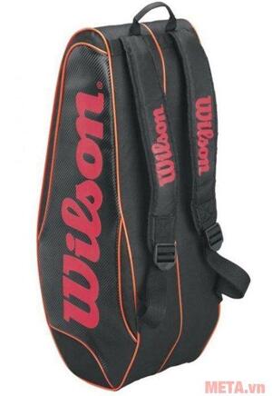 Túi tennis Wilson BURN TEAM 6 PK BKOR WRZ854506