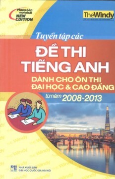 tuyển tập các đề thi tiếng anh dành cho ôn thi đại học cao đẳng