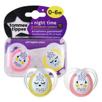 Ty ngậm dạ quang cho bé Tommee Tippee - 0-6 tháng, vỉ 2 cái