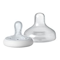 Ty ngậm mô phỏng ty mẹ Tommee Tippee - 6-18 tháng, vỉ 1 cái