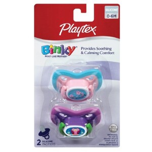 Ty ngậm Playtex silicone từ 0-6 tháng ( 2 chiếc )