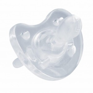 Ty ngậm Silicon Physio Soft trắng 6M+