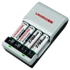 Sạc pin Uniross Compact Fast  (+ 4 pin AA 2700mAh)