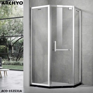 Vách kính tắm góc cửa cánh Archyo 153531A (đơn giá/ m²)