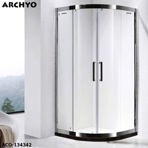 Vách kính tắm góc cửa lùa Archyo 134342 (1*1*1.9m)