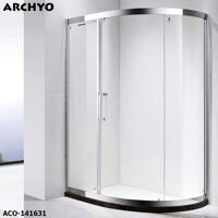 Vách kính tắm góc cửa lùa Archyo 141631 (1.2*0.9*1.9m)