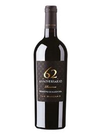 Vang đỏ 62 Anniversario Primitivo di Manduria 14,5% (Ý)