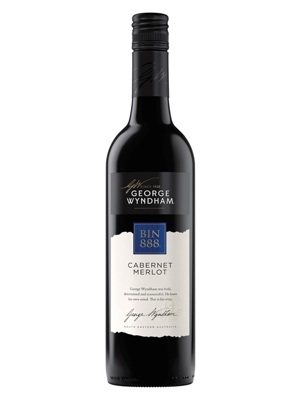 Vang George Wyndham Bin 888 Cabernet Merlot chai 750ml