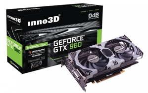 Vga Inno3D GTX960 2GB GDDR5 OVERCLOCKED X2 128 bits