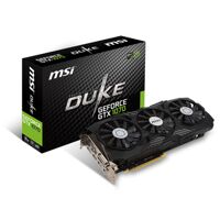 VGA MSI GeForce GTX 1070 DUKE 8G OC - NVIDIA GeForce GTX 1070, 8GB