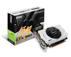 VGA card MSI GTX 950 2GD5 OCV2 (NVIDIA Geforce/ 2Gb/ DDR5/ 128Bit)