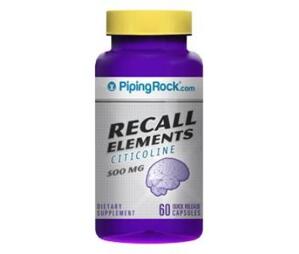 Viên bổ não số 1 tại Mỹ Citicoline Recall Elements 500mg