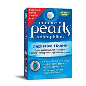 Viên bổ sung lợi khuẩn Pearls Acidophilus Nature's Way 30 Viên