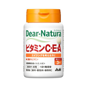 Viên bổ sung Vitamin C, E, A Asahi Dear Natura - 30 viên