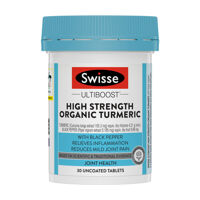 Viên bổ xương khớp Swisse Ultiboost High Strength Organic Turmeric 60 viên