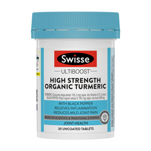 Viên bổ xương khớp Swisse Ultiboost High Strength Organic Turmeric 60 viên