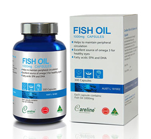 Viên dầu cá Salmon Fish oil careline