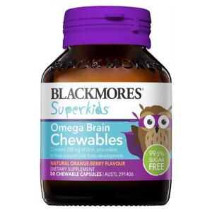 Viên dẻo bổ sung Omega cho trẻ Blackmores Superkids Omega Brain 50 Chewables