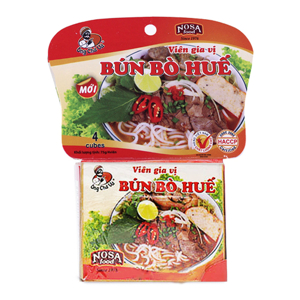 Viên gia vị bún bò huế Nosa Food hộp 75g