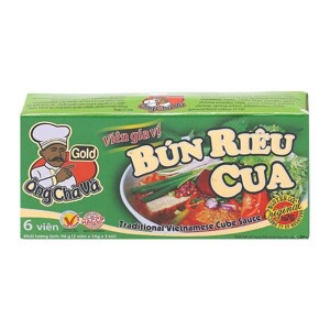 Viên gia vị Bún Riêu Cua Ông Chà Và 96g