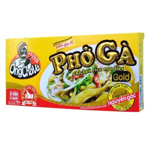 Viên gia vị nấu phở gà Ông Chà Và Gold 6 viên hộp 126g