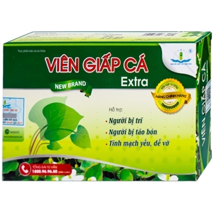 Viên Giấp Cá Phòng Ngừa Bệnh Trĩ, Táo Bón 30 Viên