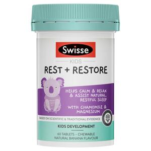 Viên hỗ trợ ngủ ngon cho trẻ Swisse Kids Rest & Restore 60 viên