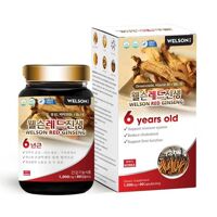 Viên hồng sâm bồi bổ sức khỏe Welson Red Ginseng, Hộp 60 viên