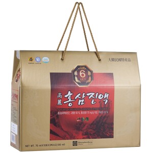 Viên nang hồng sâm 6 Years Korean Red Ginseng - 120 viên x 2 hộp