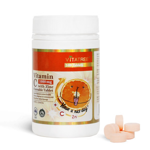 Viên nhai Vitatree Vitamin C 1000 mg with Zinc 100 viên