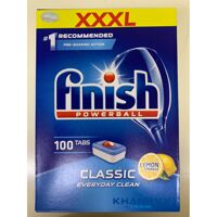 Viên rửa bát Finish Classic lemon FVCL100LM - 100 viên