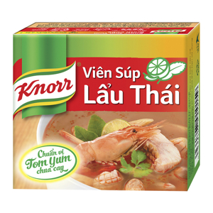 Viên súp lẩu Thái Knorr hộp 72g