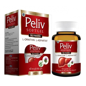 Viên uống bổ gan Lafon Peliv Softgel 30 viên