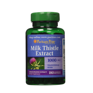 Viên uống bổ gan Milk Thistle Extract Puritan’s Pride - 1000mg, 180 viên