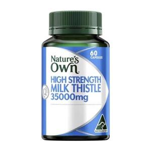 Viên uống bổ gan từ cây kế sữa Nature’s Own High Strength Milk Thistle 35000 60 viên