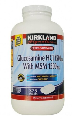 Viên uống bổ khớp Kirkland Glucosamine HCl + MSM