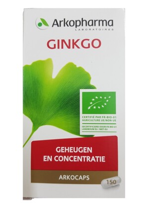 Viên uống bổ não Ginkgo Arkopharma 150 viên Pháp