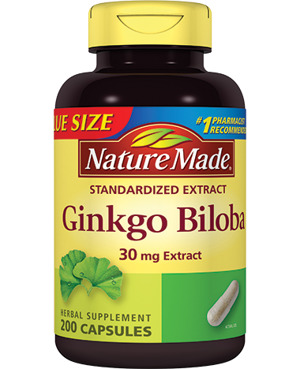 Viên uống bổ não tăng cường trí nhớ Nature Made Ginkgo Biloba 30mg