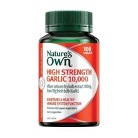 Viên uống bổ sung chiết xuất tỏi hàm lượng cao Nature’s Own High Strength Garlic 10000mg 100 viên